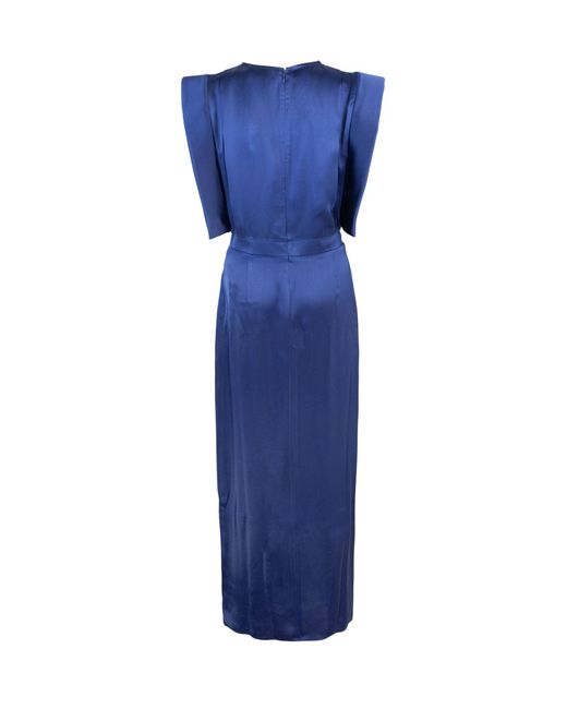 Vestido largo Maria Vittoria Paolillo de color Blue
