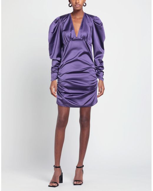 MARSĒM Purple Mini-Kleid