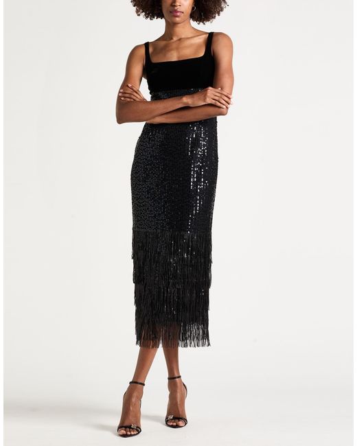 Karl Lagerfeld Black Midi Dresses