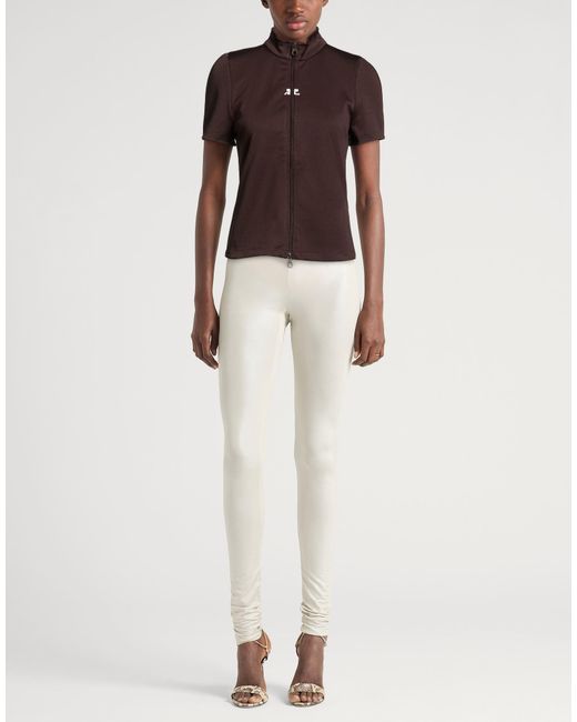 Courreges Brown Sweatshirt Polyester