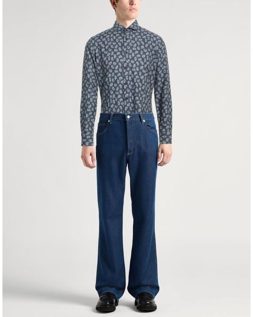 Xacus Blue Shirt Cotton for men