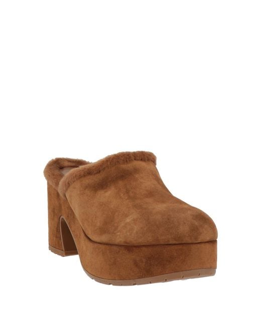 Gianvito Rossi Brown Mules & Clogs Leather