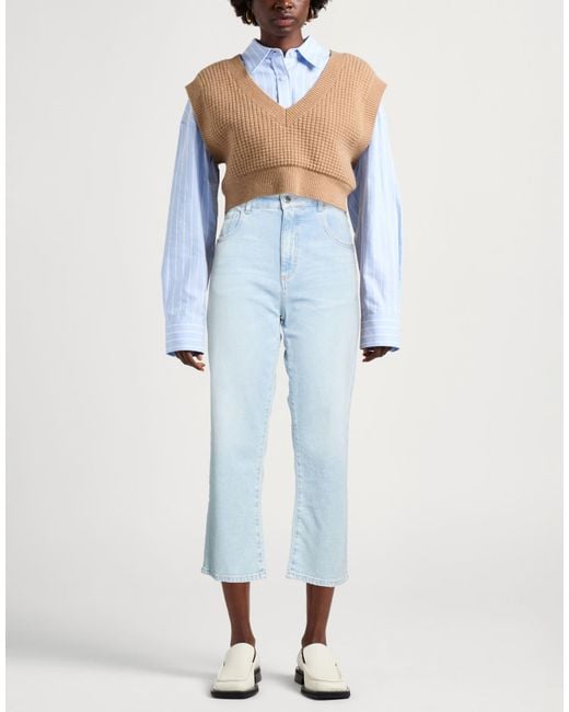 ICON DENIM Blue Jeans Cotton, Elastane