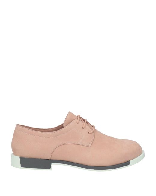 Camper Pink Lace-up Shoes