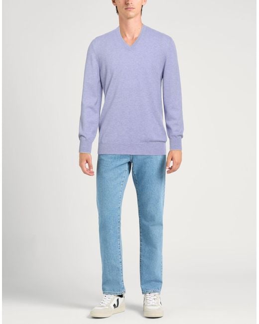 Gran Sasso Blue Sweaters for men