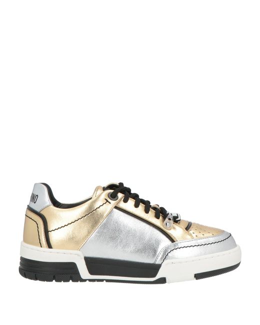 Moschino Metallic Sneakers