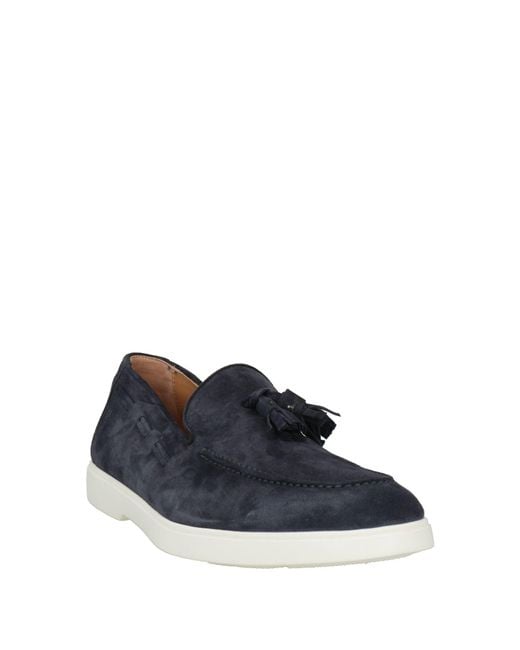 Baldinini Blue Midnight Loafers Leather for men