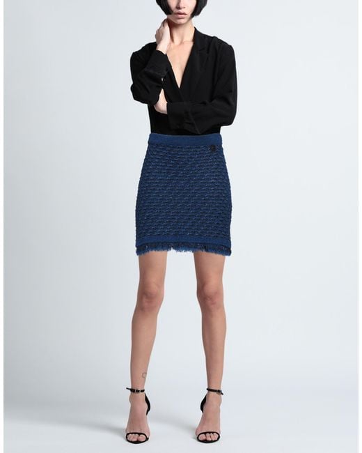 Gaelle Paris Blue Mini Skirt