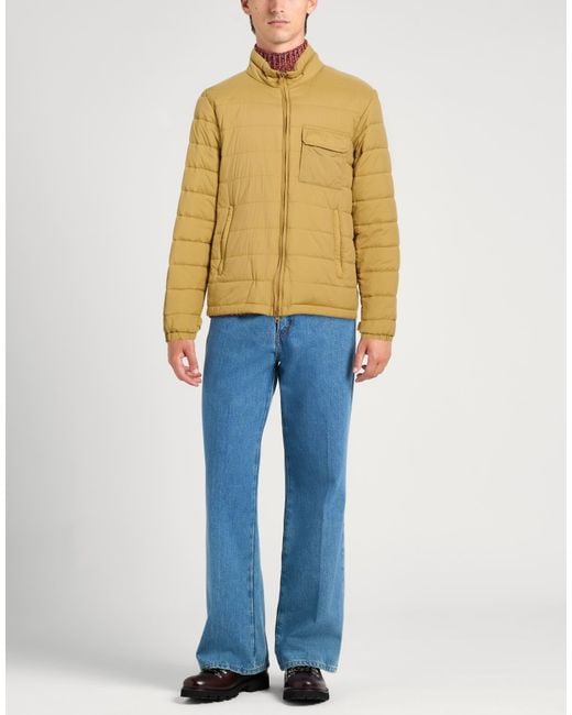 Paltò Yellow Puffer for men