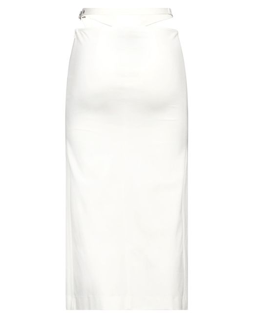 Gonna Midi di The Attico in White