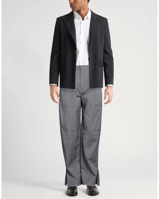 Jil Sander Gray Pants Wool for men