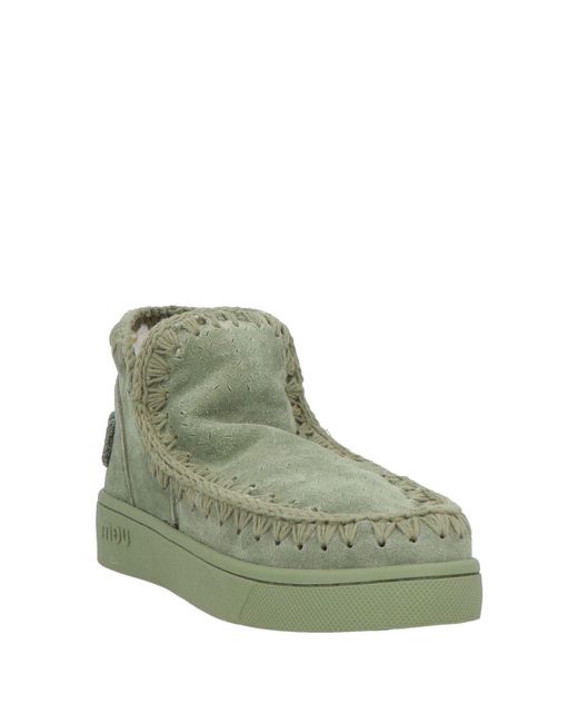 Mou Green Ankle Boots