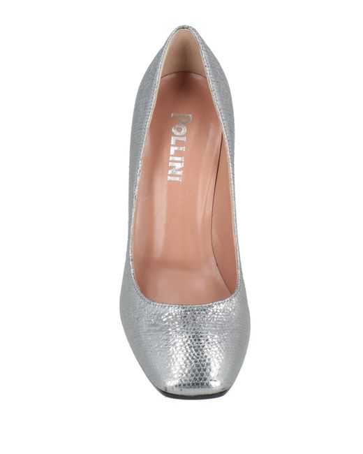 Pollini White Pumps