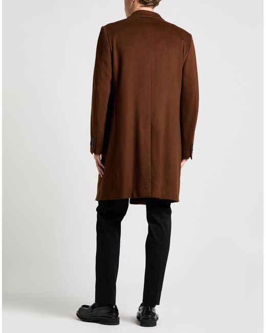 Zegna Brown Coat Cashmere for men