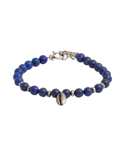 Isabel Marant Blue Bracelet Stone, Tin, Brass