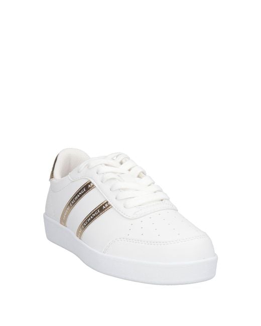 ARMANI EXCHANGE White Trainers