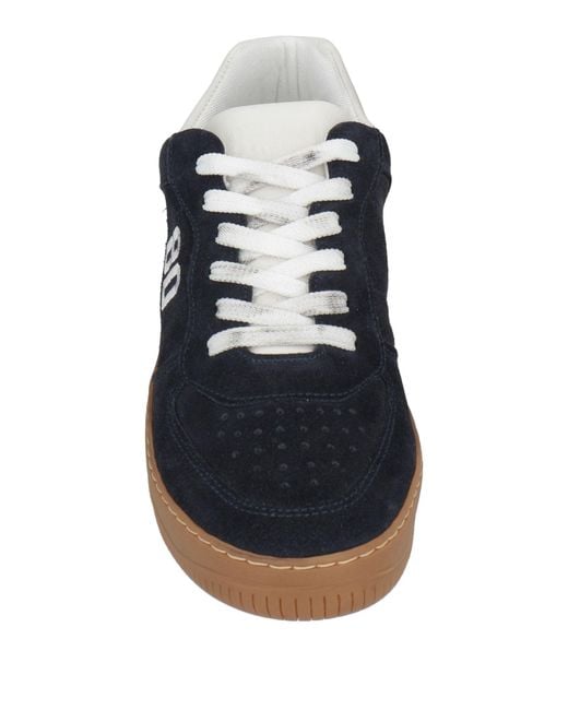 Be980 Blue Sneakers Leather for men