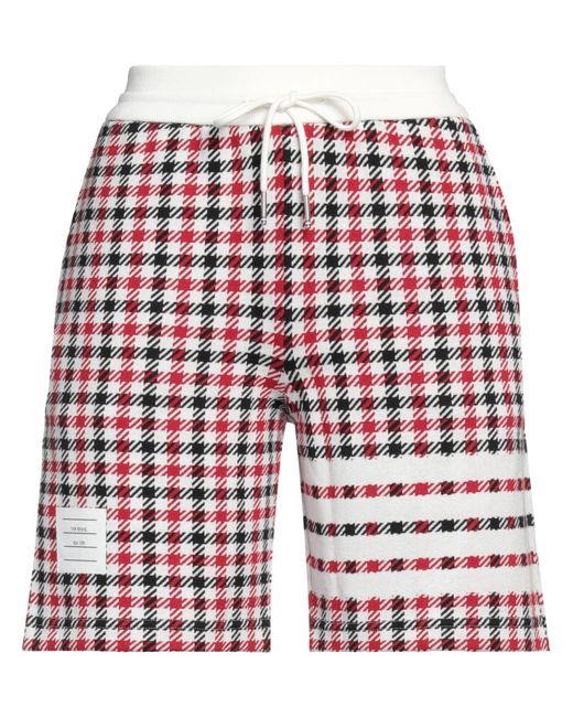 Thom Browne Red Shorts & Bermuda Shorts