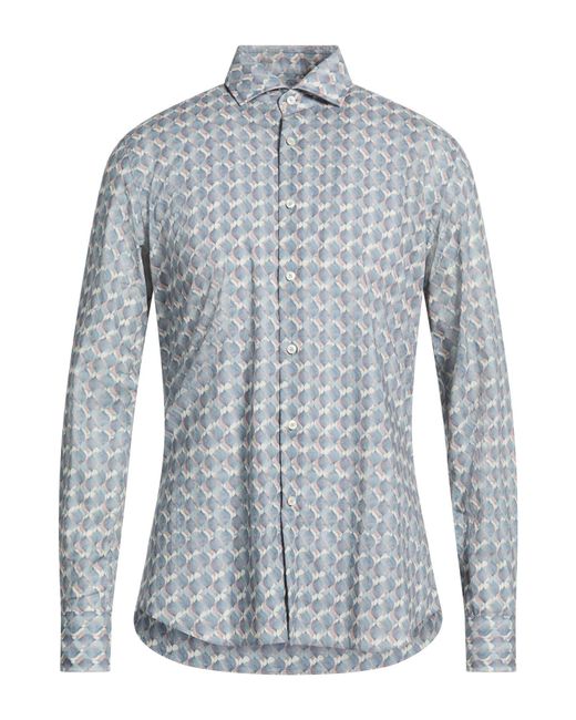 Xacus Blue Shirt Cotton for men