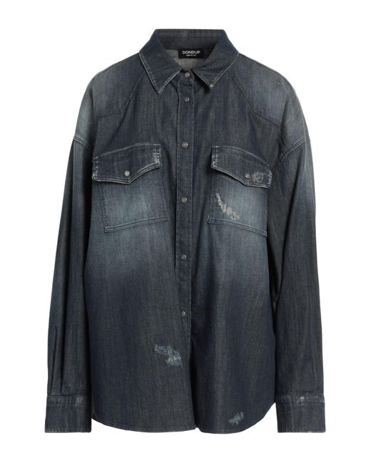 Dondup Black Denim Shirt