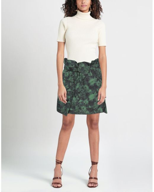 KENZO Green Mini Skirt