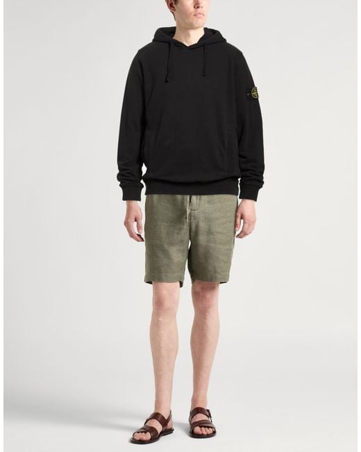 Stone Island Black Sweatshirt Cotton for men