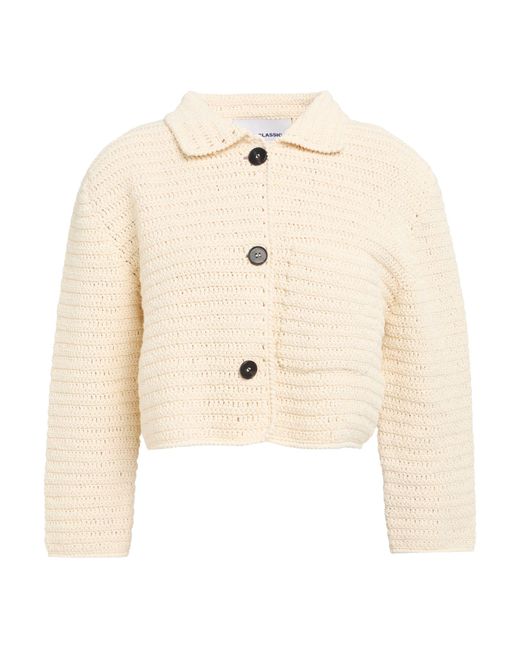 Low Classic Natural Strickjacke