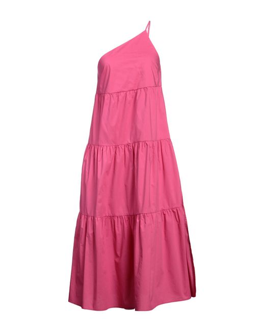 Patrizia Pepe Pink Midi-Kleid