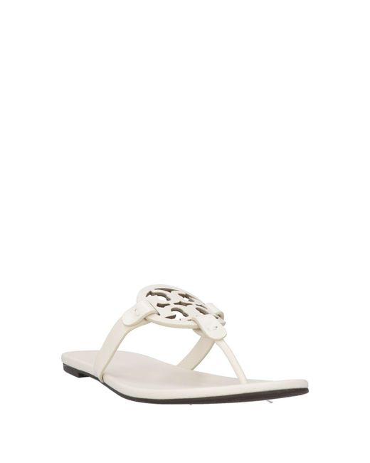 Tory Burch White Thong Sandal