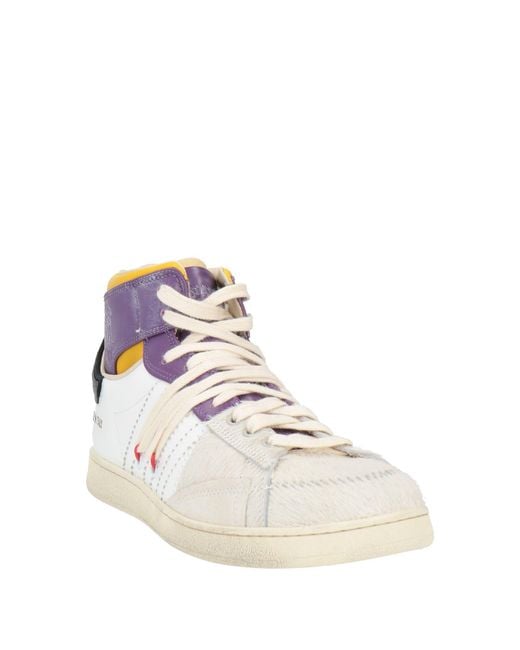 HIDNANDER White Sneakers Leather for men