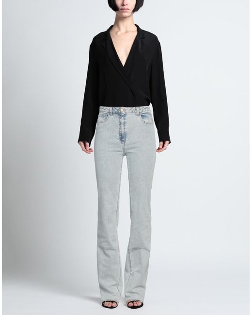 Elisabetta Franchi Gray Jeans