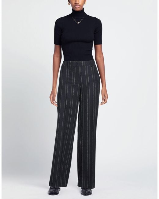 Peserico Blue Easy Pants Virgin Wool, Elastane