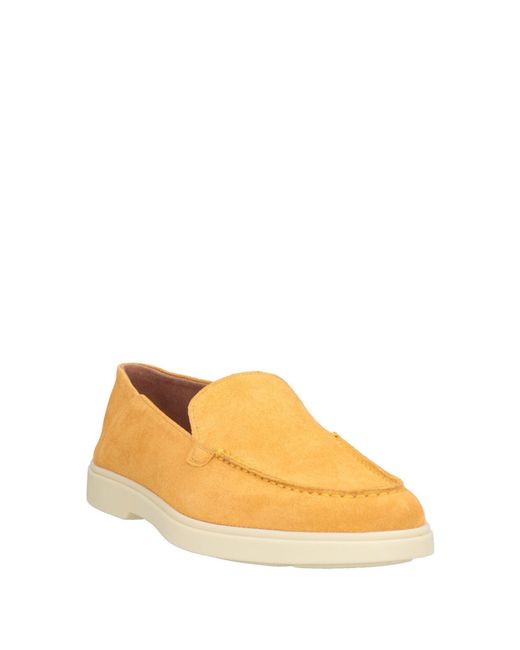 Santoni Orange Mokassin