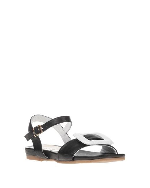 CafeNoir Black Sandals