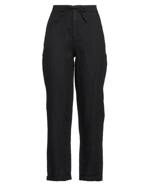 Drykorn Black Pants Linen