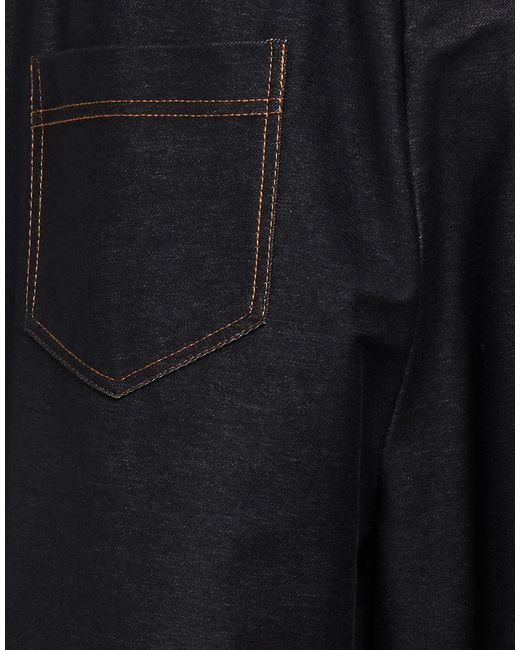 Max Mara Blue Pants Cotton, Polyester, Elastane