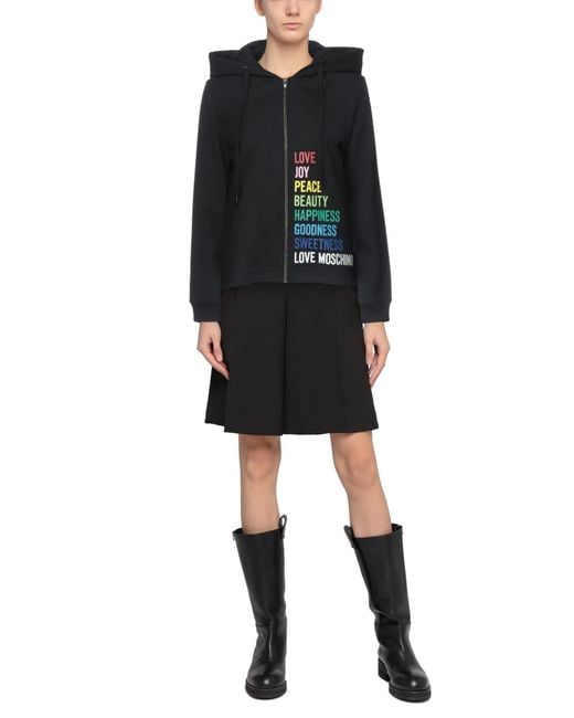 Love Moschino Black Sweatshirt