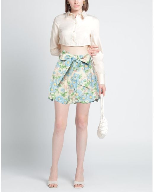 Motoguo Green Shorts & Bermuda Shorts