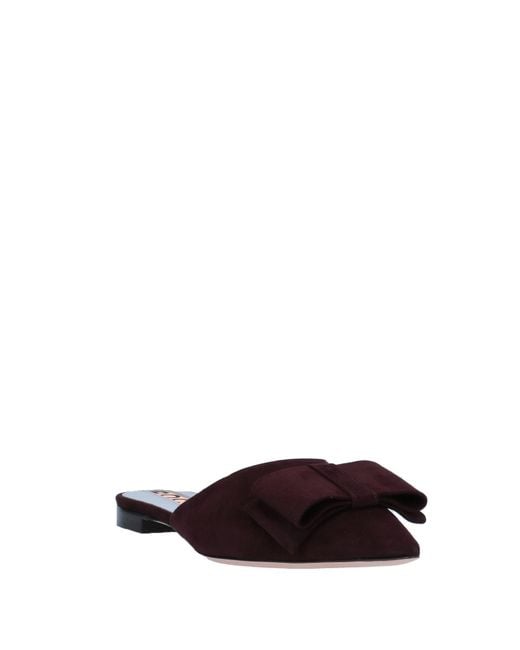 Rochas White Mules & Clogs