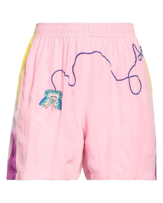Sky High Farm Pink Shorts & Bermuda Shorts Cupro