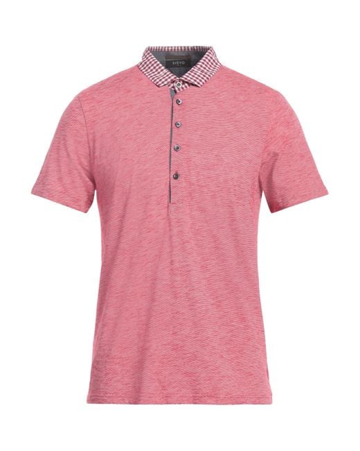 Svevo Pink Polo Shirt for men