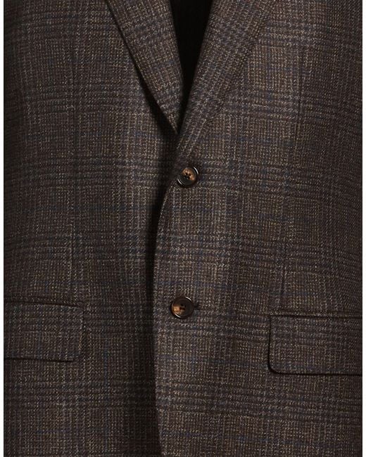 Caruso Black Blazer Wool for men