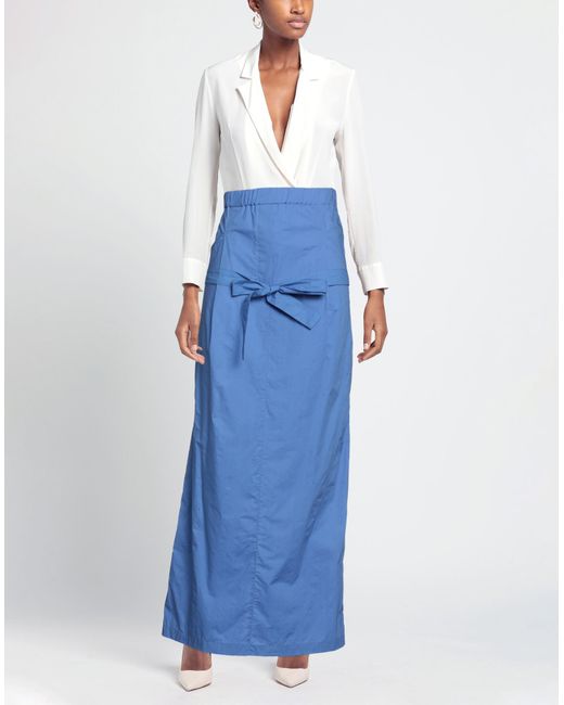 Jucca Blue Maxi Skirt