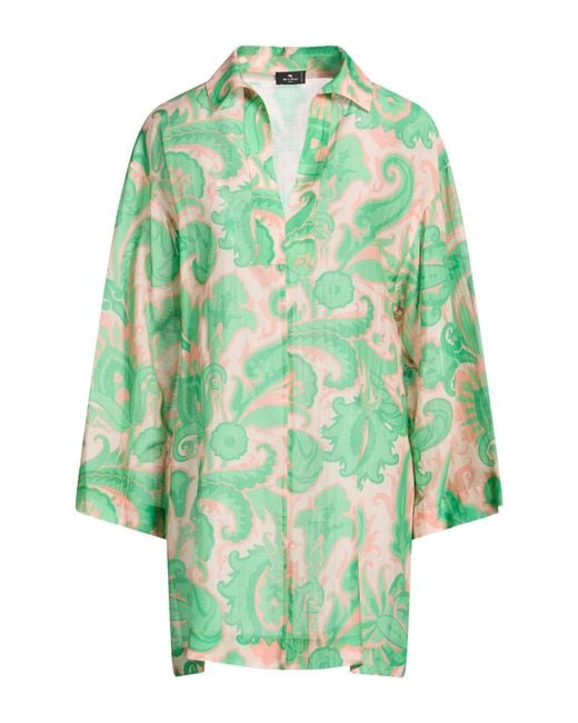 Top Etro en coloris Green