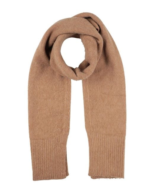 Paura Natural Camel Scarf Virgin Wool for men