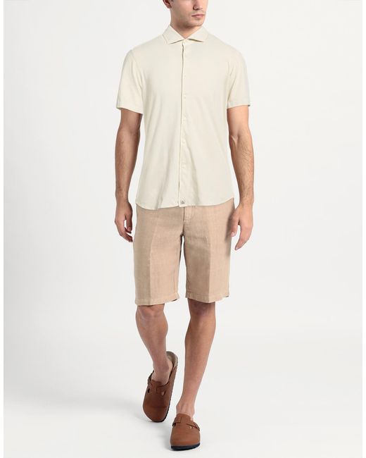 Sonrisa White Shirt Cotton, Elastane for men