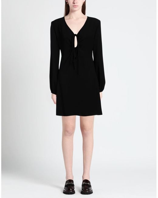 P.A.R.O.S.H. Black Mini Dress Polyester