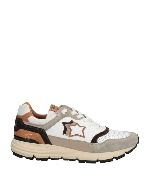 Atlantic Stars White Sneakers for men