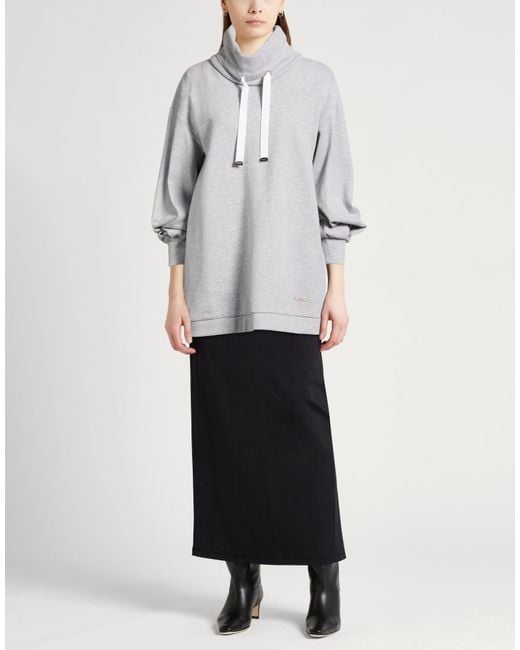 Moorer Gray Light Sweatshirt Cotton, Cashmere, Polyamide