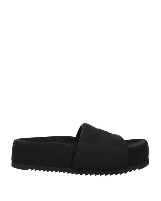 Vic Matié Black Sandals Textile Fibers